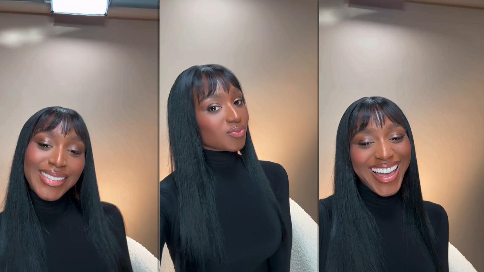 Normani Kordei's Instagram Live Stream from April 11th 2024.