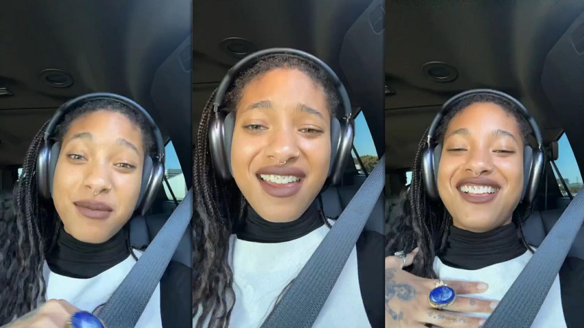 Willow Smith's Instagram Live Stream from April 10th 2024.