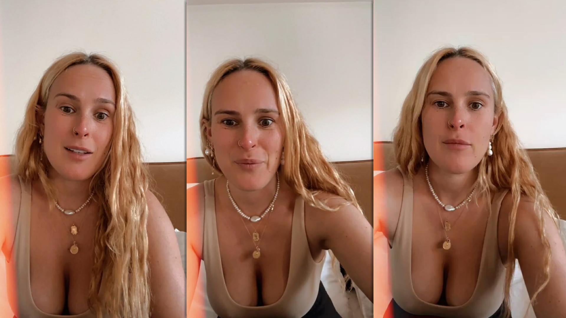 Rumer Willis' Instagram Live Stream from May 6th 2024.