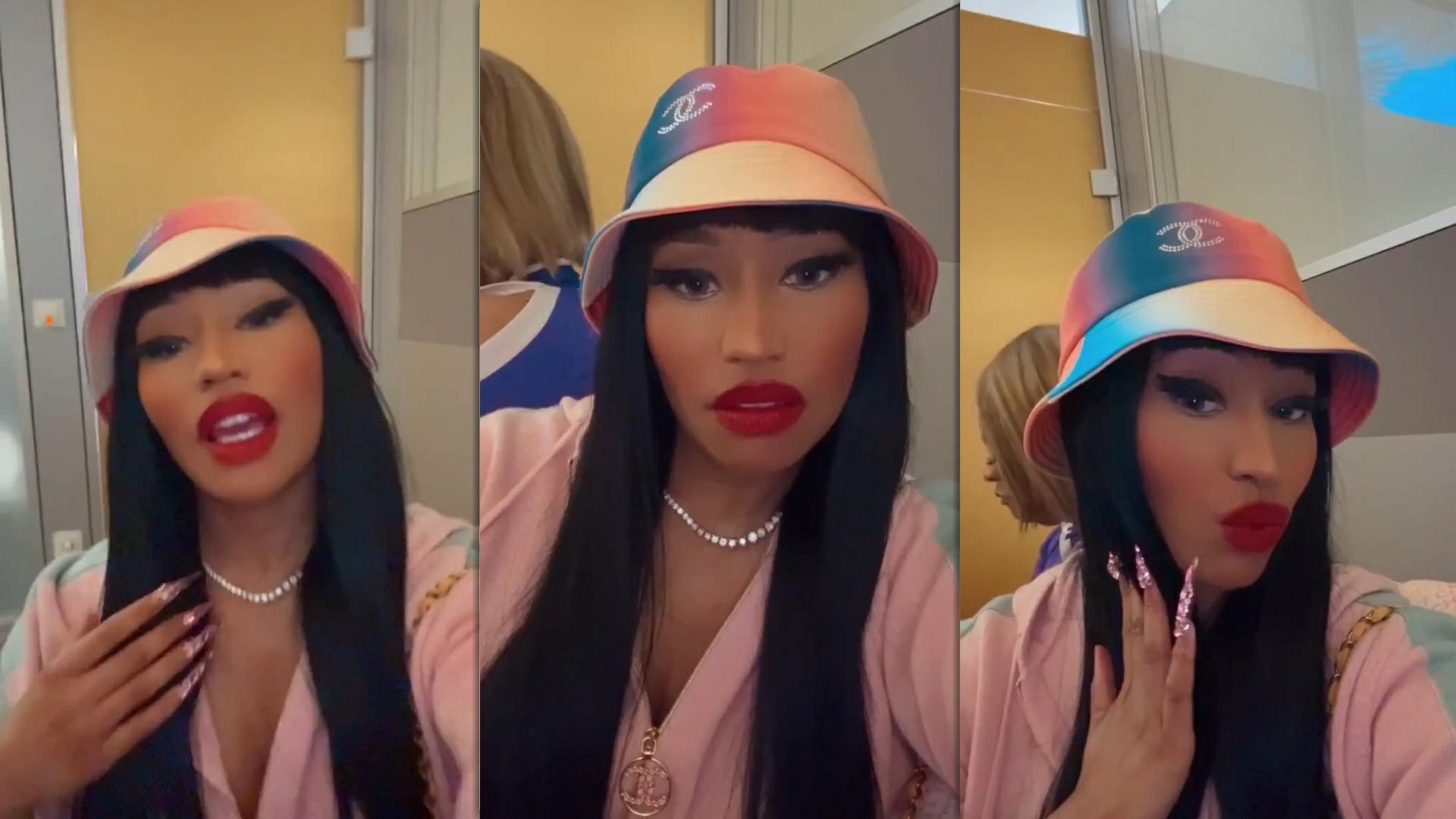 Nicki Minaj's Instagram Live Stream from July 5th 2024.