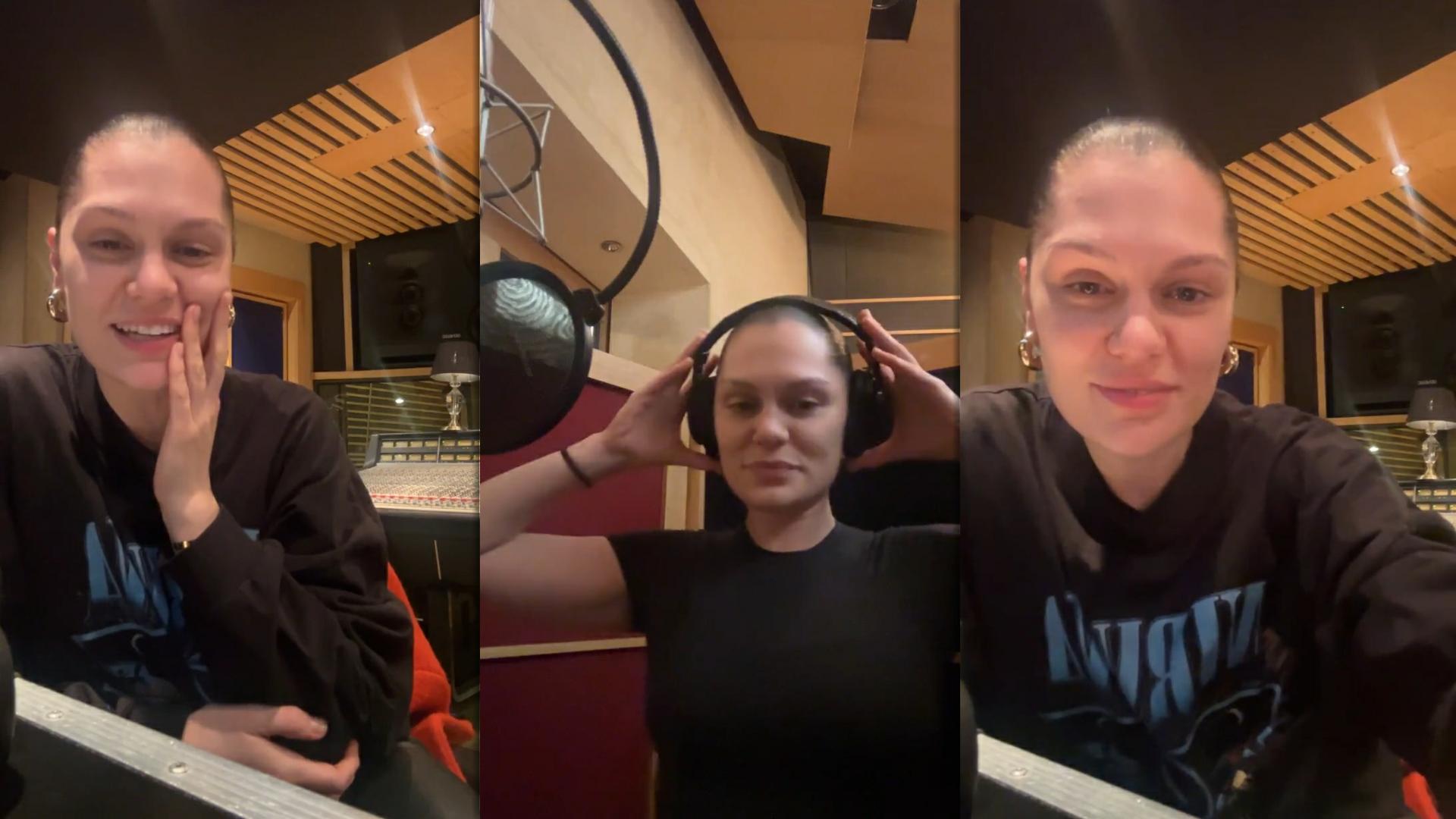 Jessie J's Instagram Live Stream from February 2nd 2025.