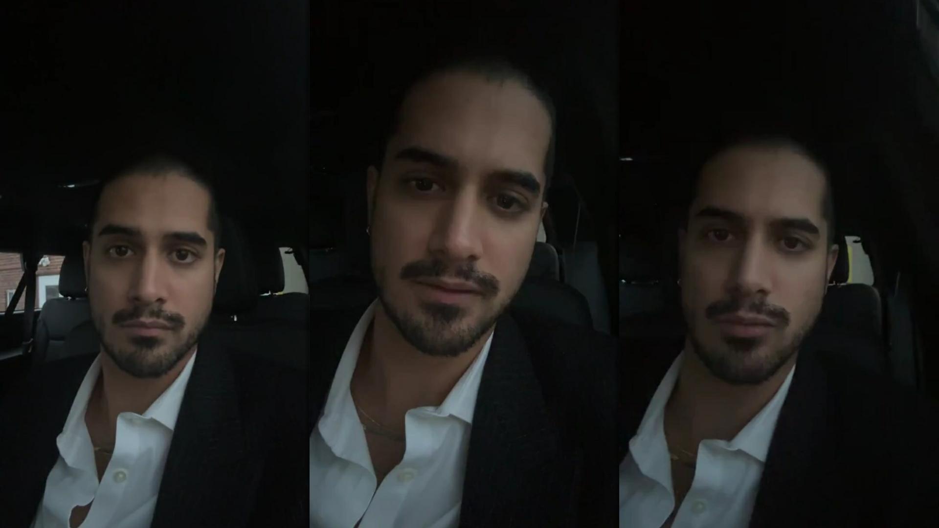 Avan Jogia's Instagram Live Stream from February 12th 2025.