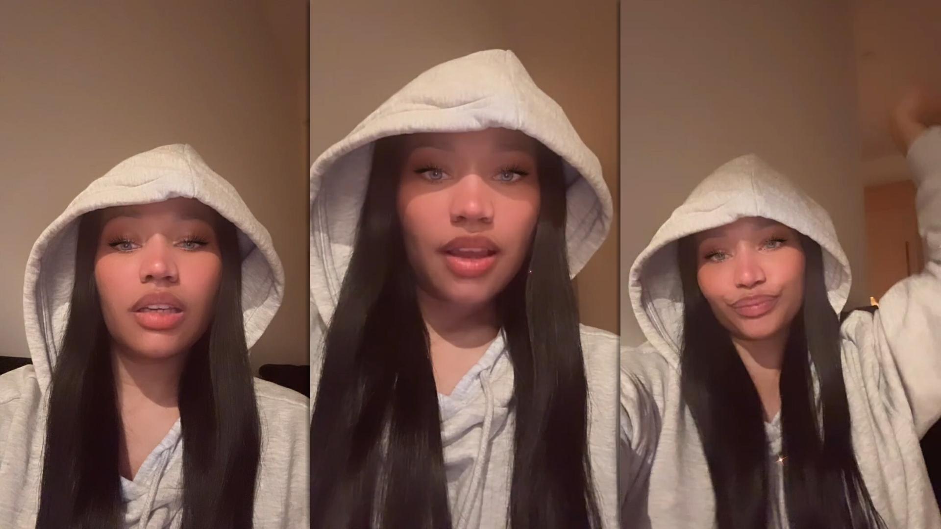 Nicki Minaj's Instagram Live Stream from February 23th 2025.