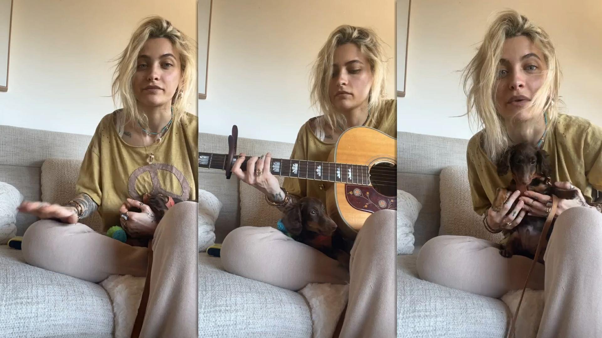 Paris Jackson's Instagram Live Stream from February 1st 2025.