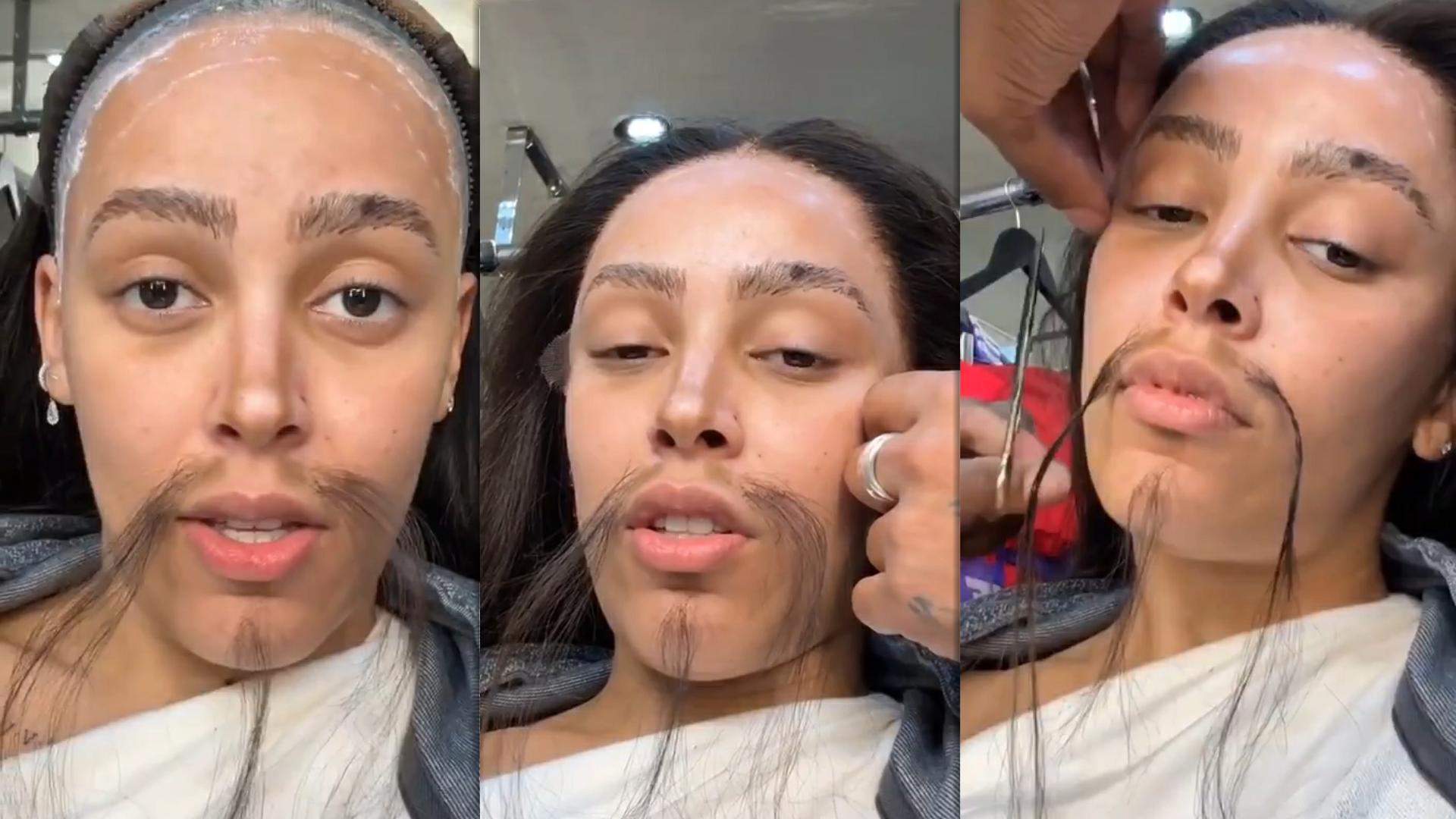 Doja Cat's Instagram Live Stream from July 14th 2025.