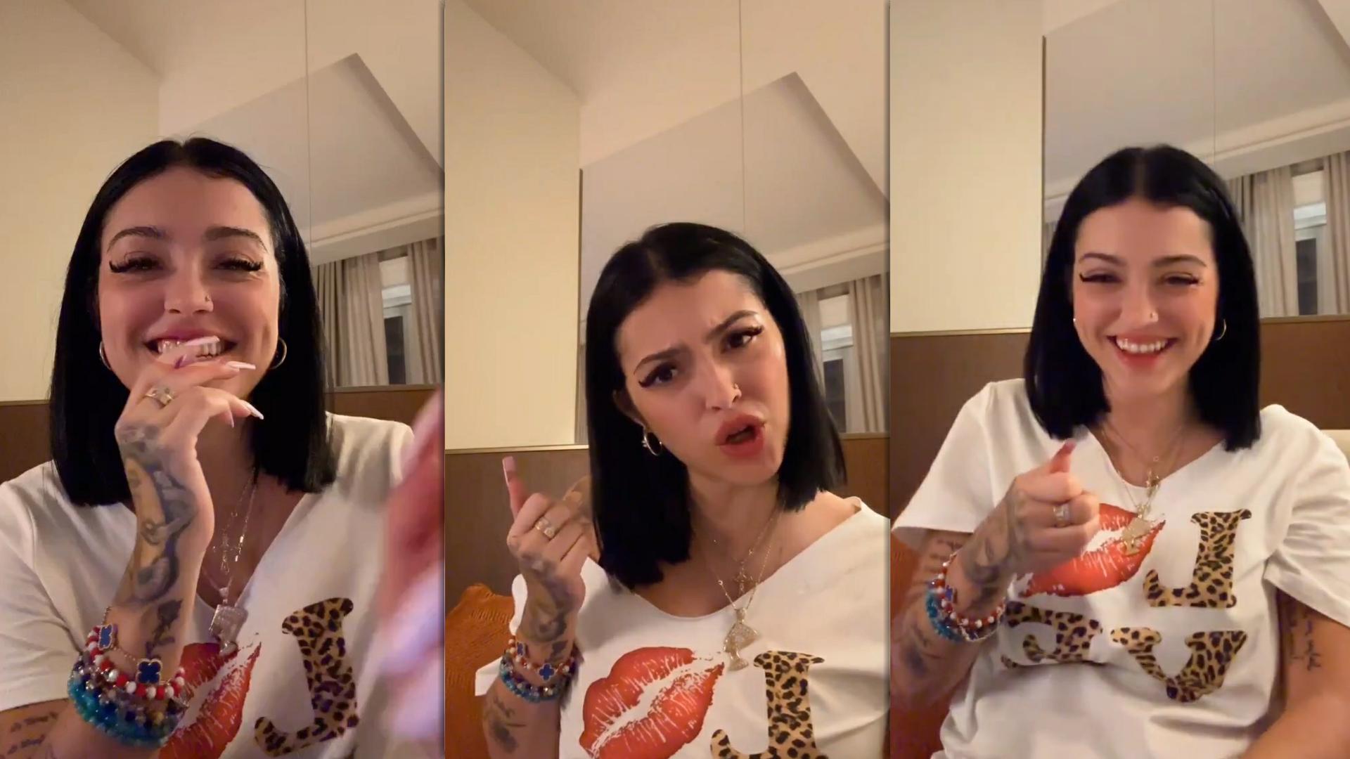 Malu Trevejo's Instagram Live Stream from June 25th 2025.